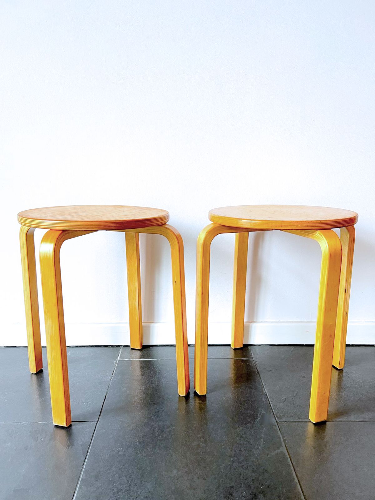 Vintage '99 Ikea 'Frosta' – Design After Alvar Aalto 'Stool E60