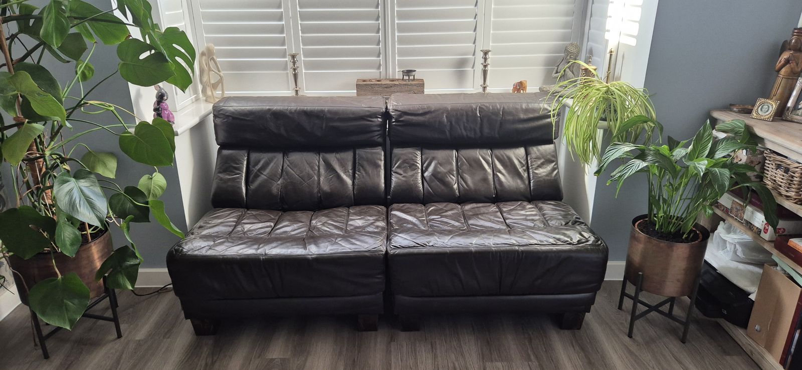 Tetrad Vintage Leather Modular Sofa | Tetrad | Vinterior