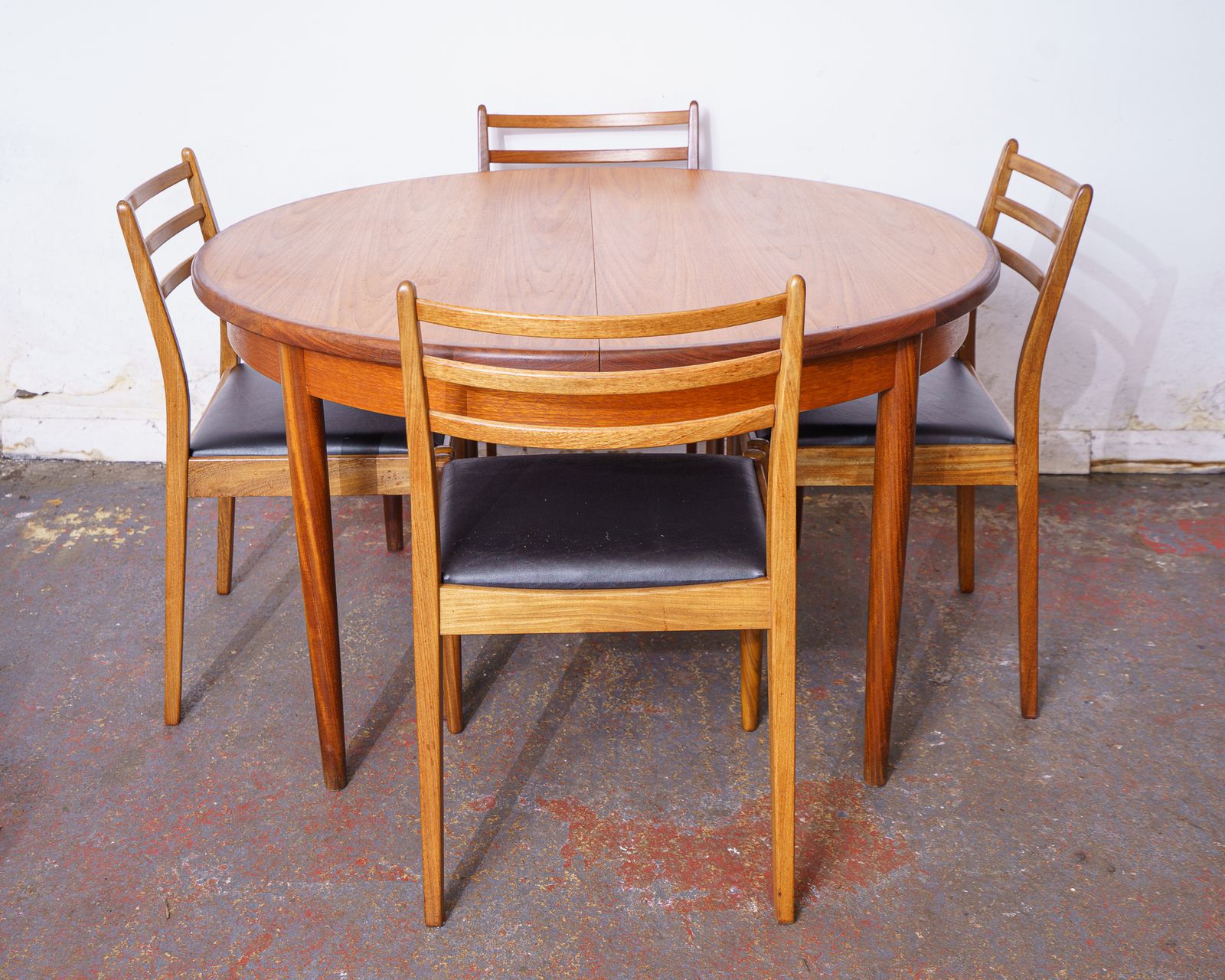 Mid-Century Extending Dining Table and Chairs from G-Plan, Set of 5