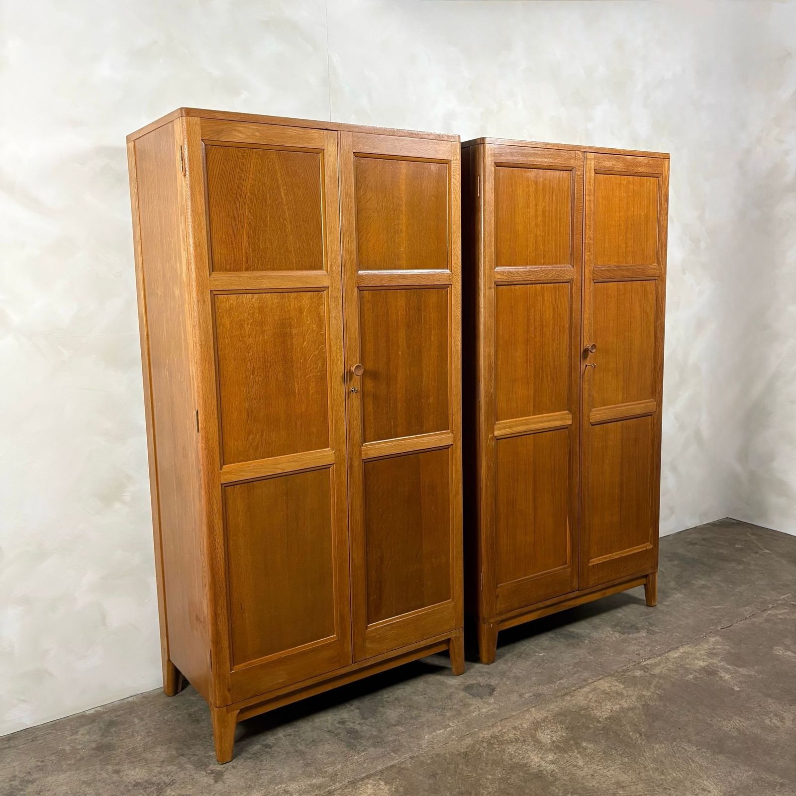 Retro Mathcing Fits Pair Of Matching Wardrobes Oak Heals Gordon Russell Style Mid Century ...