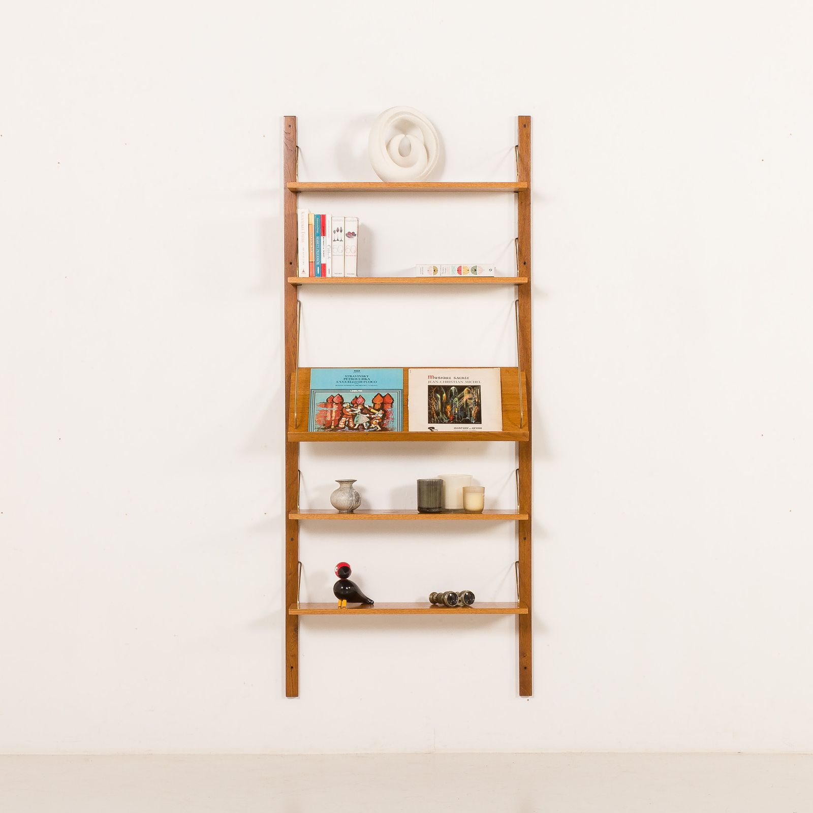 Scandinavian Vintage Shelving Unit In Oak, 1960s | Poul Cadovius ...