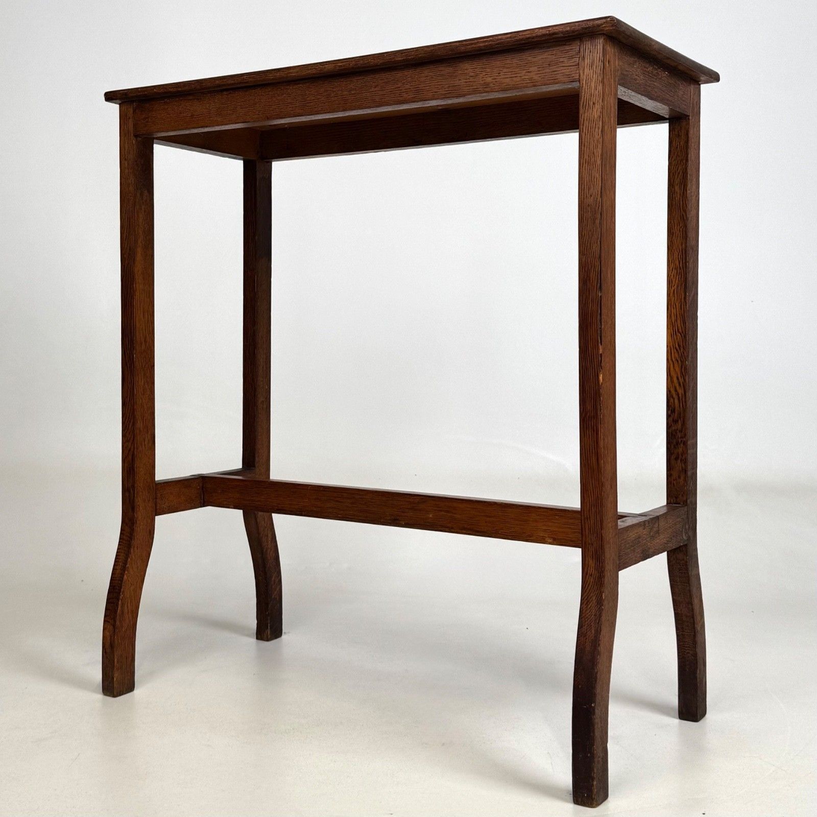 Antique 20th Century Side Table In Golden Oak ( Af 5558 ) | Vinterior
