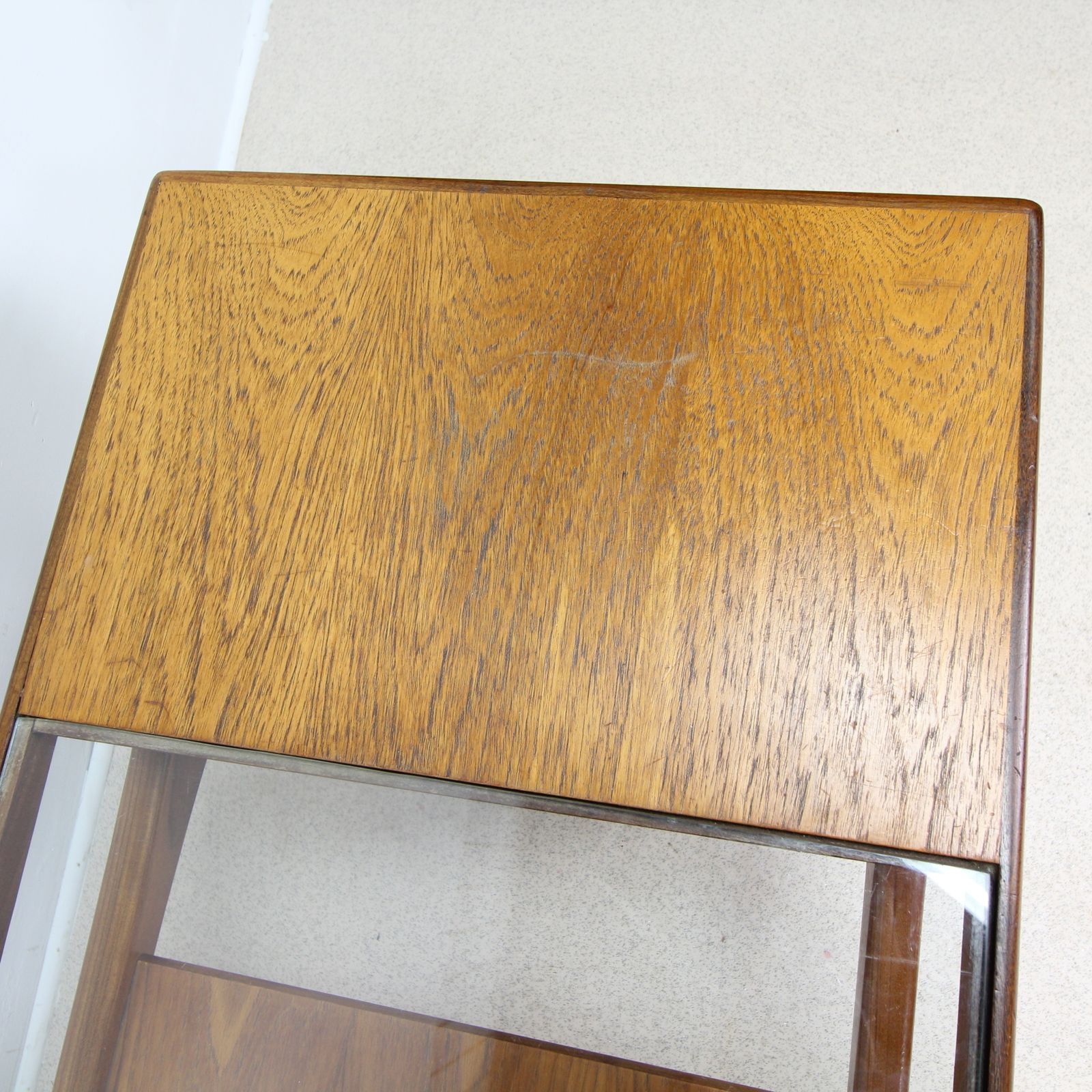 Mid Century G Plan Fresco Teak And Glass Two Tier Coffee Table | G