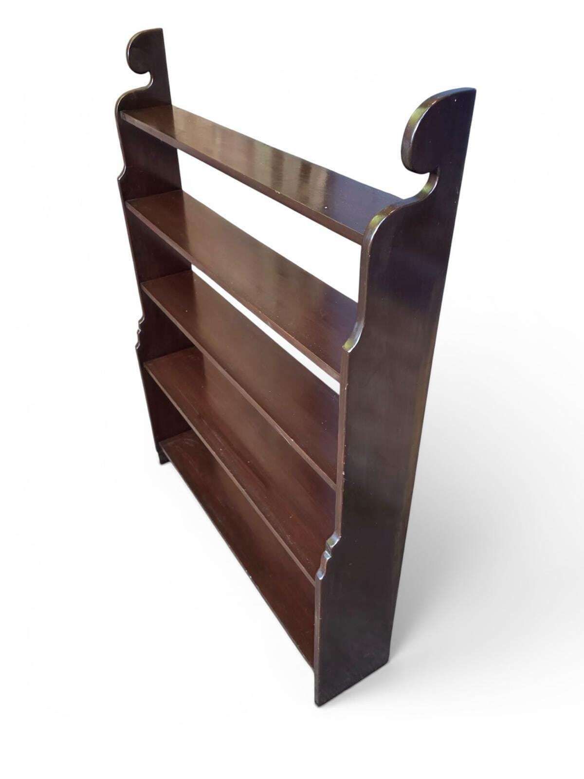 Vintage Mahogany Open Bookcase / Display Shelf / C1950 | Vinterior