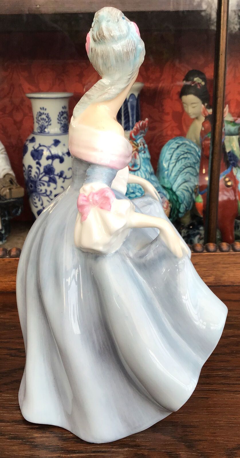 Vintage Royal Doulton Hn 2425 Southern Belle Blue/Grey Dress