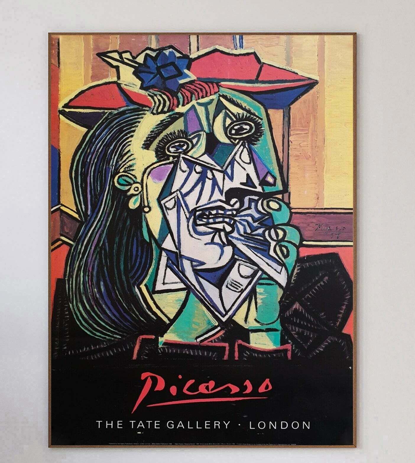 油絵！世界に1枚 激レア ヴィンテージ オリジナル ポスター Pablo Picasso Apollinaire