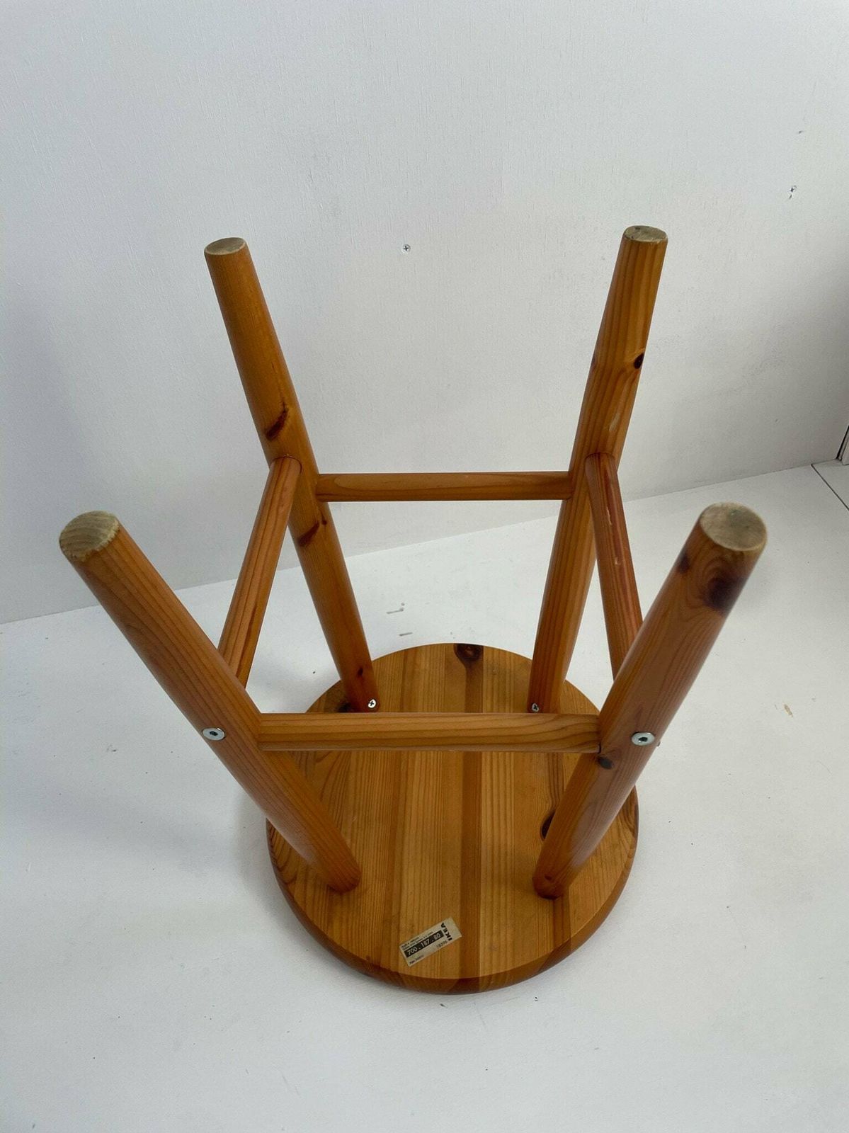 Vintage Ikea Pine Small Stool Tapered Legs 1980/90s | Ikea | Vinterior