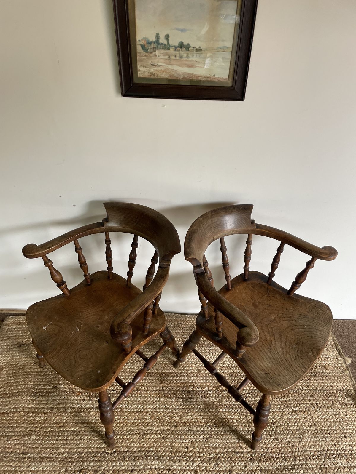 Antique Smokers Bow Chairs C1890 | Vinterior
