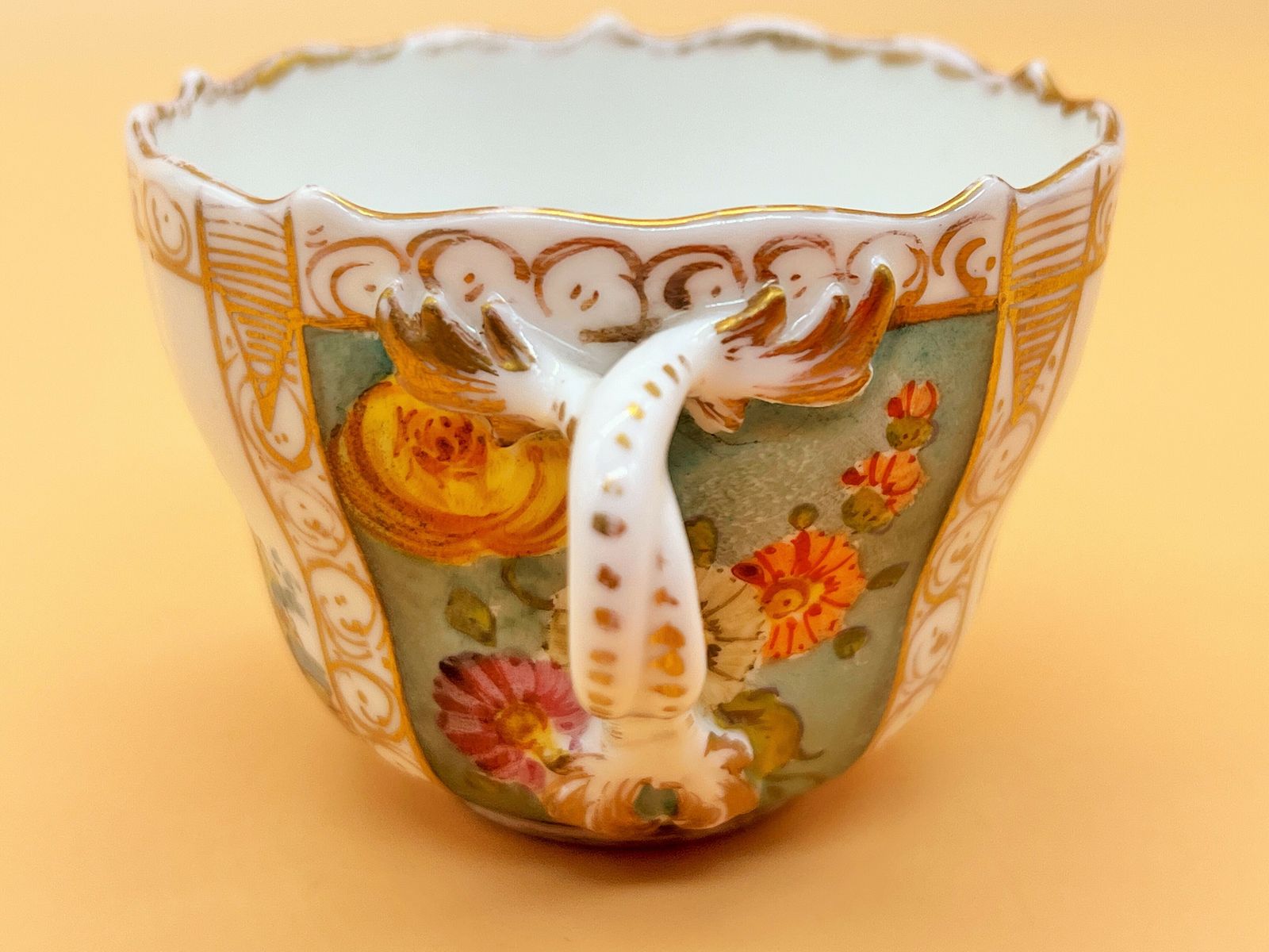 Antique Meissen Porcelain Helena Wolfsohn Watteau Scenes