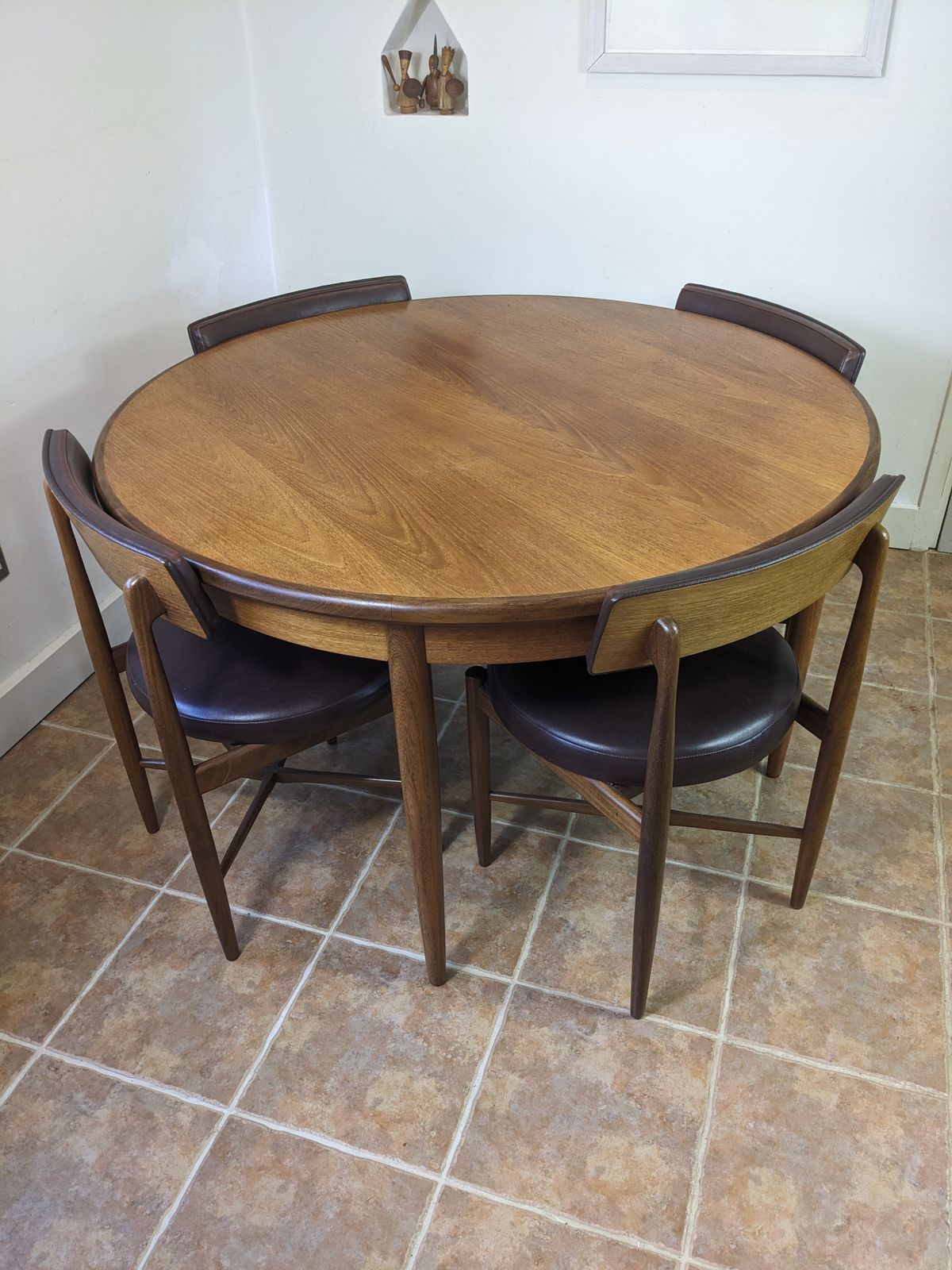 ダイニングテーブル G-PLAN g-plan Round Extension Table Round Extending Teak Dining Table By G Plan From 1960's Mid