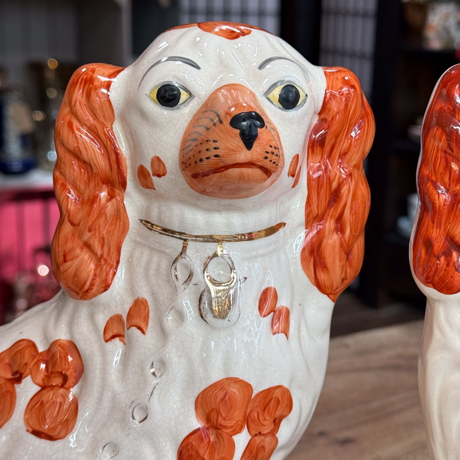 Pair Of Vintage 1960's Arthur Wood Wally Mantel Dogs | Arthur Wood