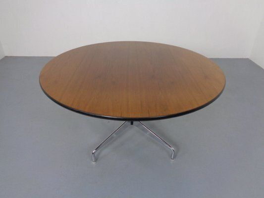Large Segmented Round Dining Table By Charles & Ray Eames For