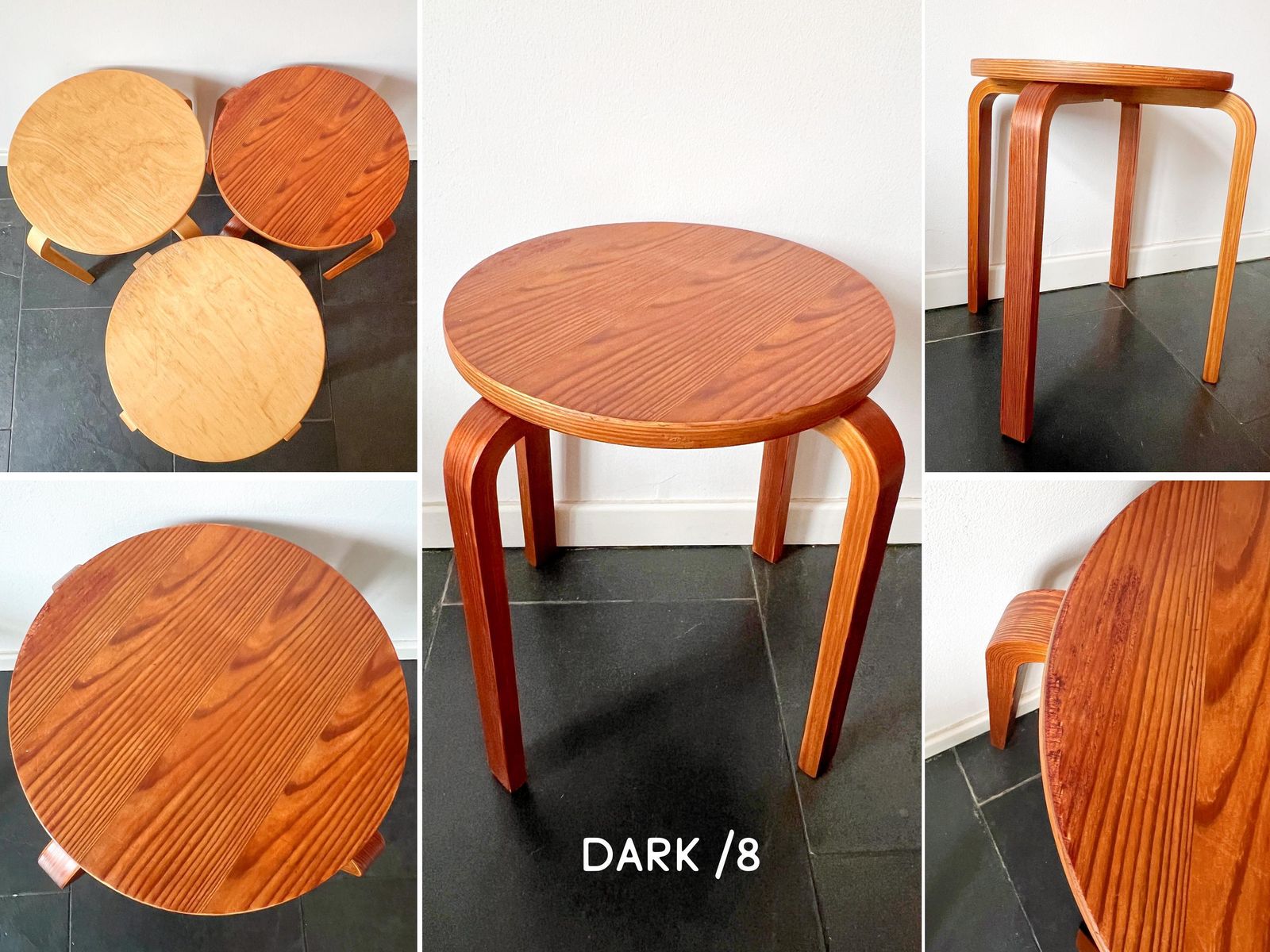 Vintage '99 Ikea 'Frosta' – Design After Alvar Aalto 'Stool E60