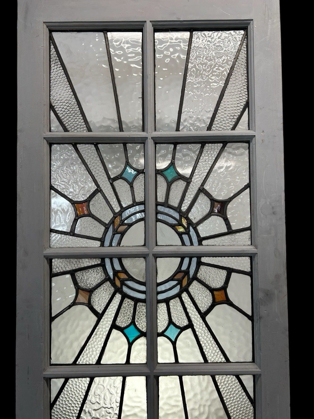 Art Deco Stained Glass Vestibule Internal Door Period Reclaimed Antique ...