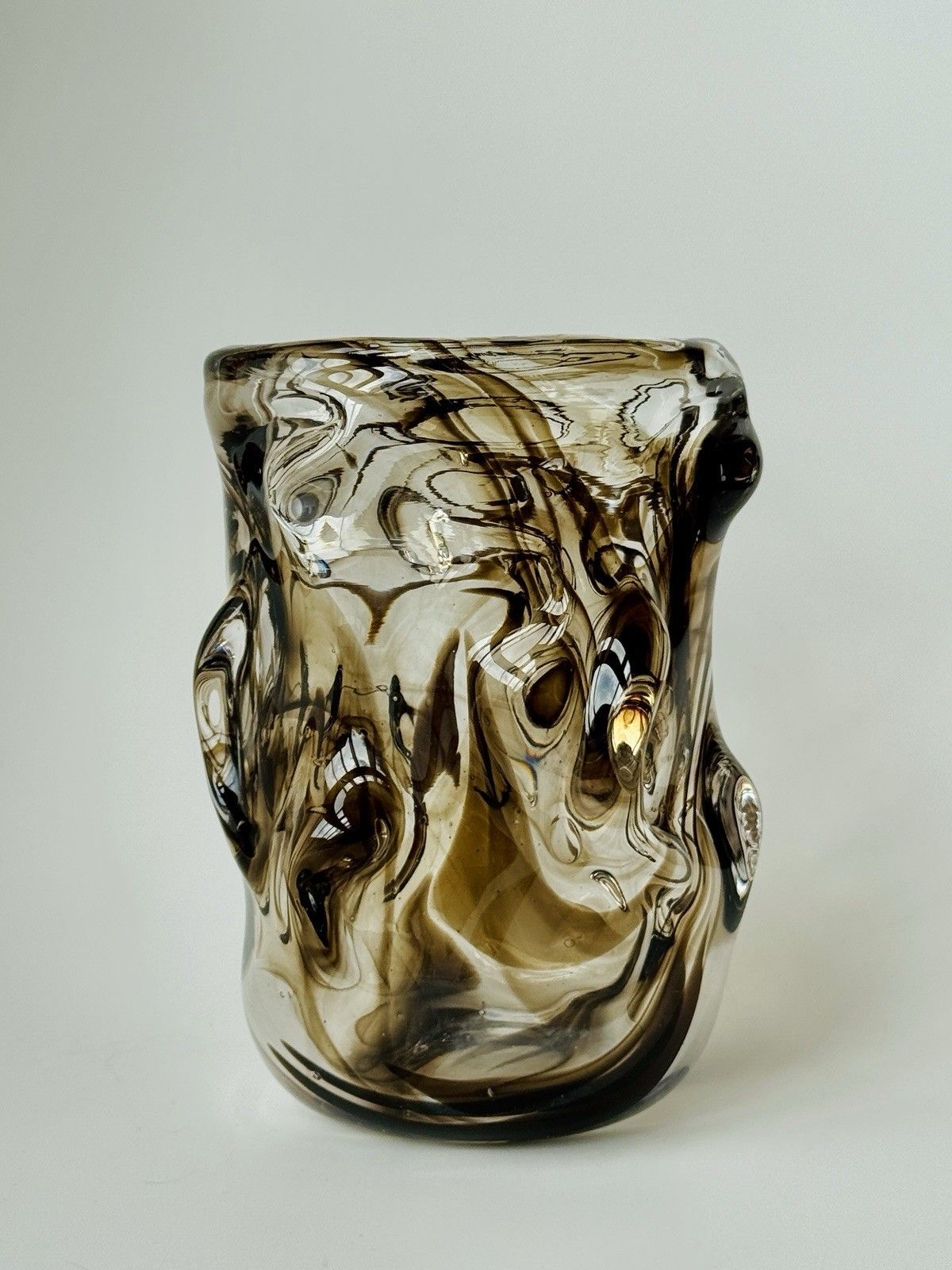 Whitefriars Knobbly Glass Vase #9610 William Wilson & Harry Dyer