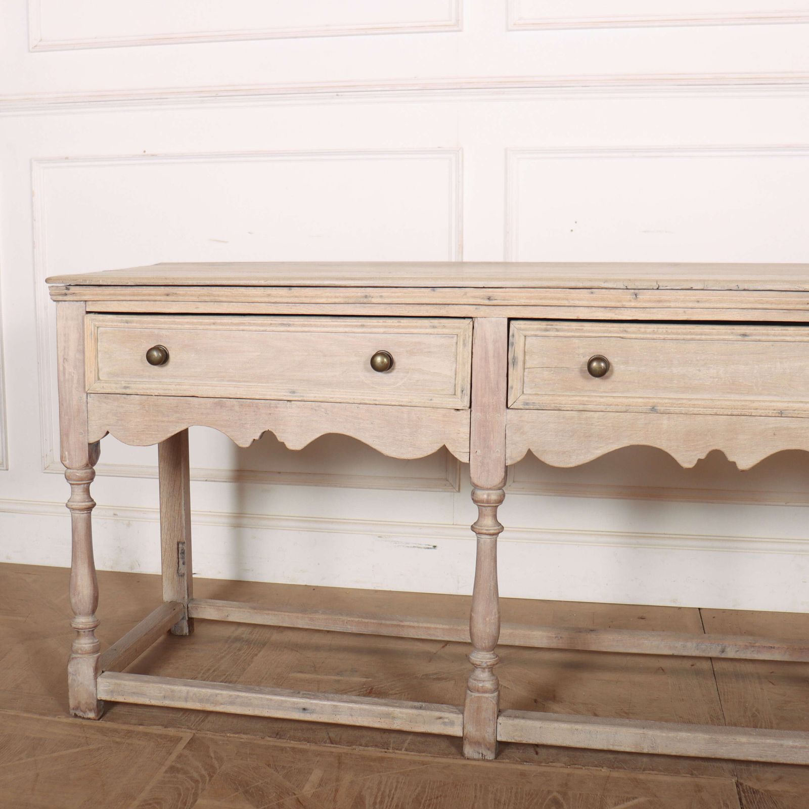 English Bleached Oak Dresser Base | Vinterior