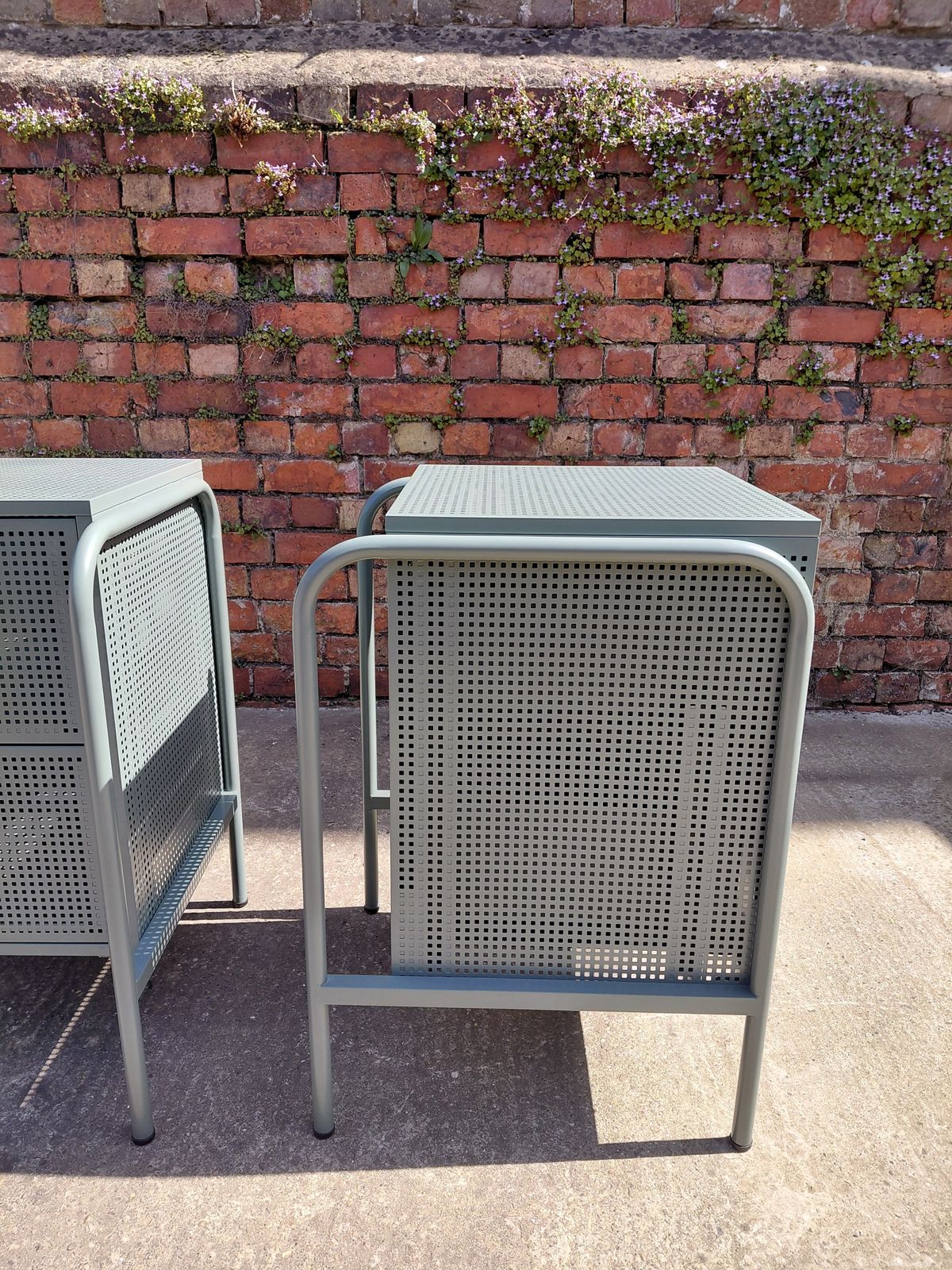 Pair Of Ikea Nikkeby 2 Drawer Chests / Grey Green | Ikea | Vinterior