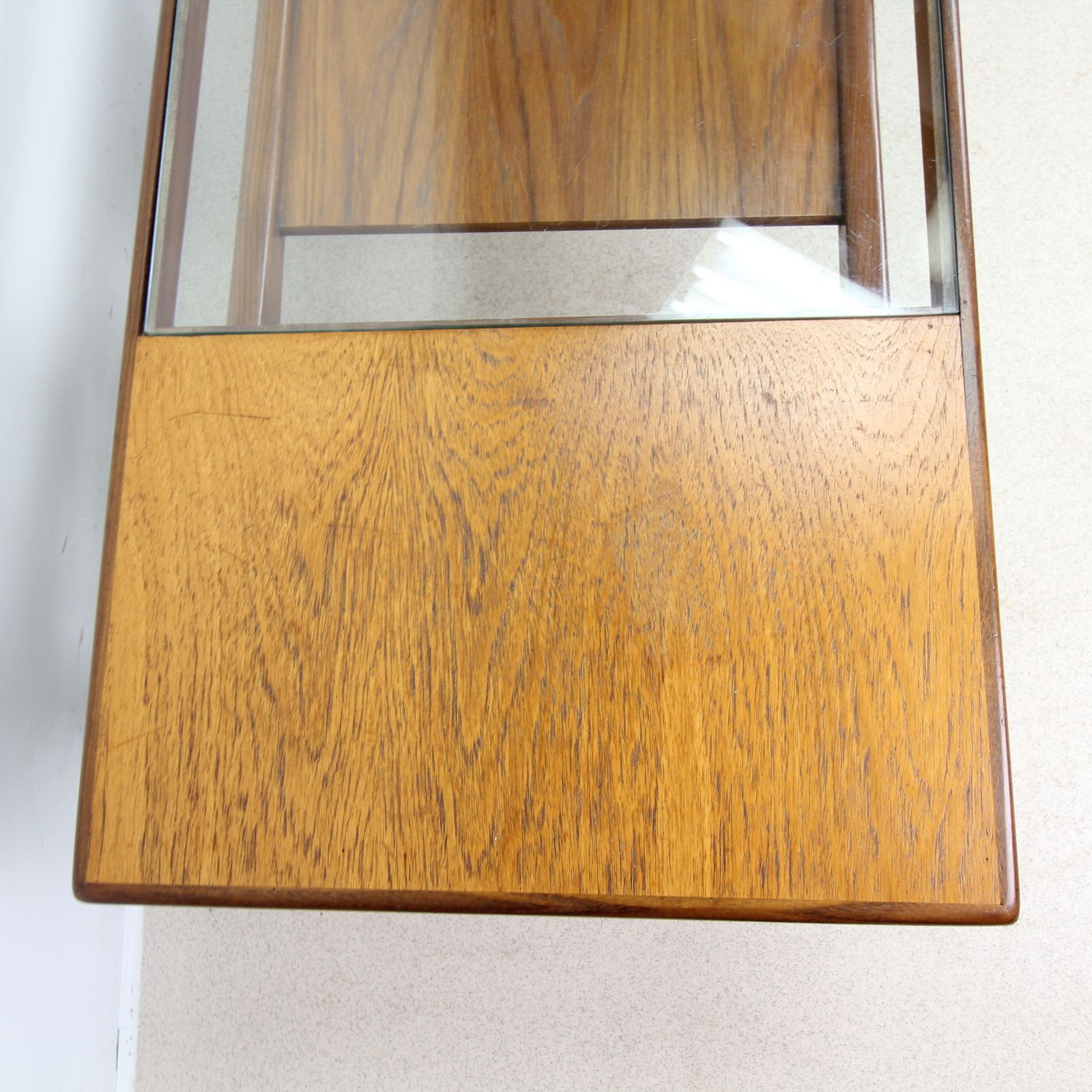 Mid Century G Plan Fresco Teak And Glass Two Tier Coffee Table | G