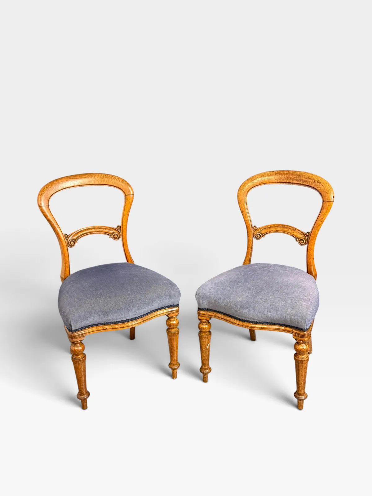 Victorian Balloon Back Chairs Dating From The 19th Century (Circa 1860 ...