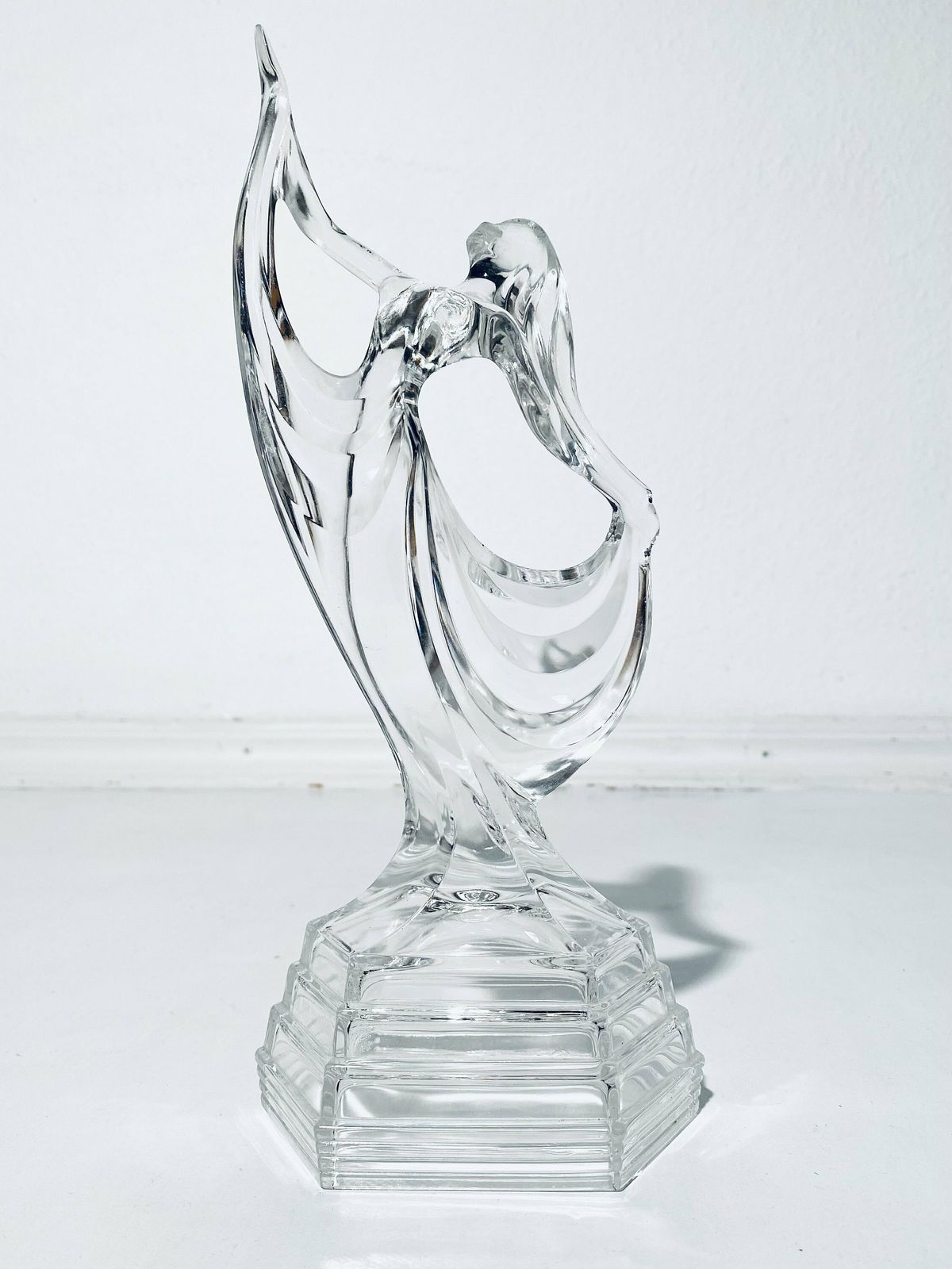 Rcr Royal Crystal Rock Female Dancer Glass Ornament Figurine