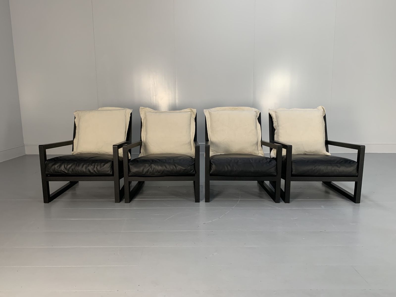 sale最高級レザー Maxalto B&B Italia アントニオ チッテリオ Minotti