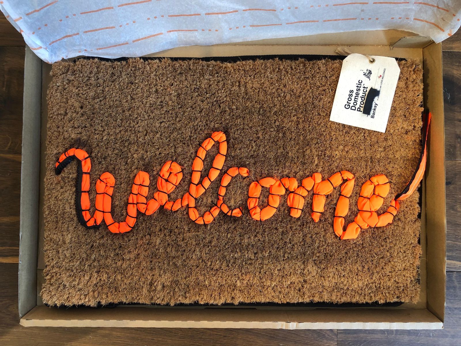 Welcome Mat Banksy Gdp2020 | Banksy | Vinterior