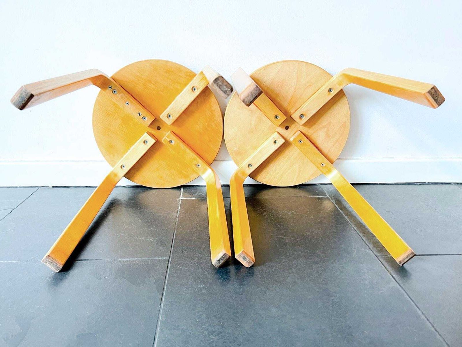 Vintage '99 Ikea 'Frosta' – Design After Alvar Aalto 'Stool E60
