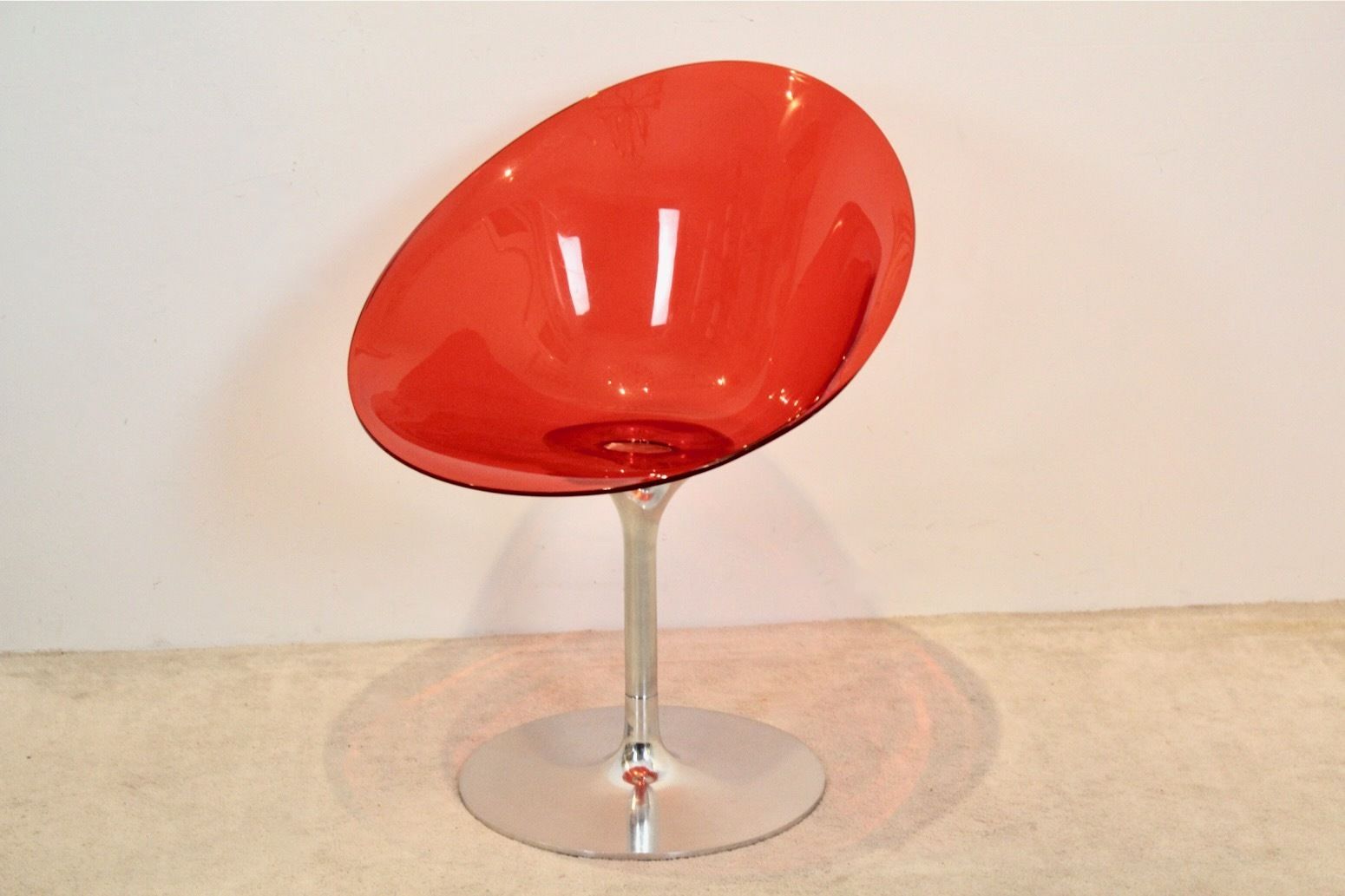 Philippe Starck For Kartell — Orange Eros Chair, Italy | Philippe