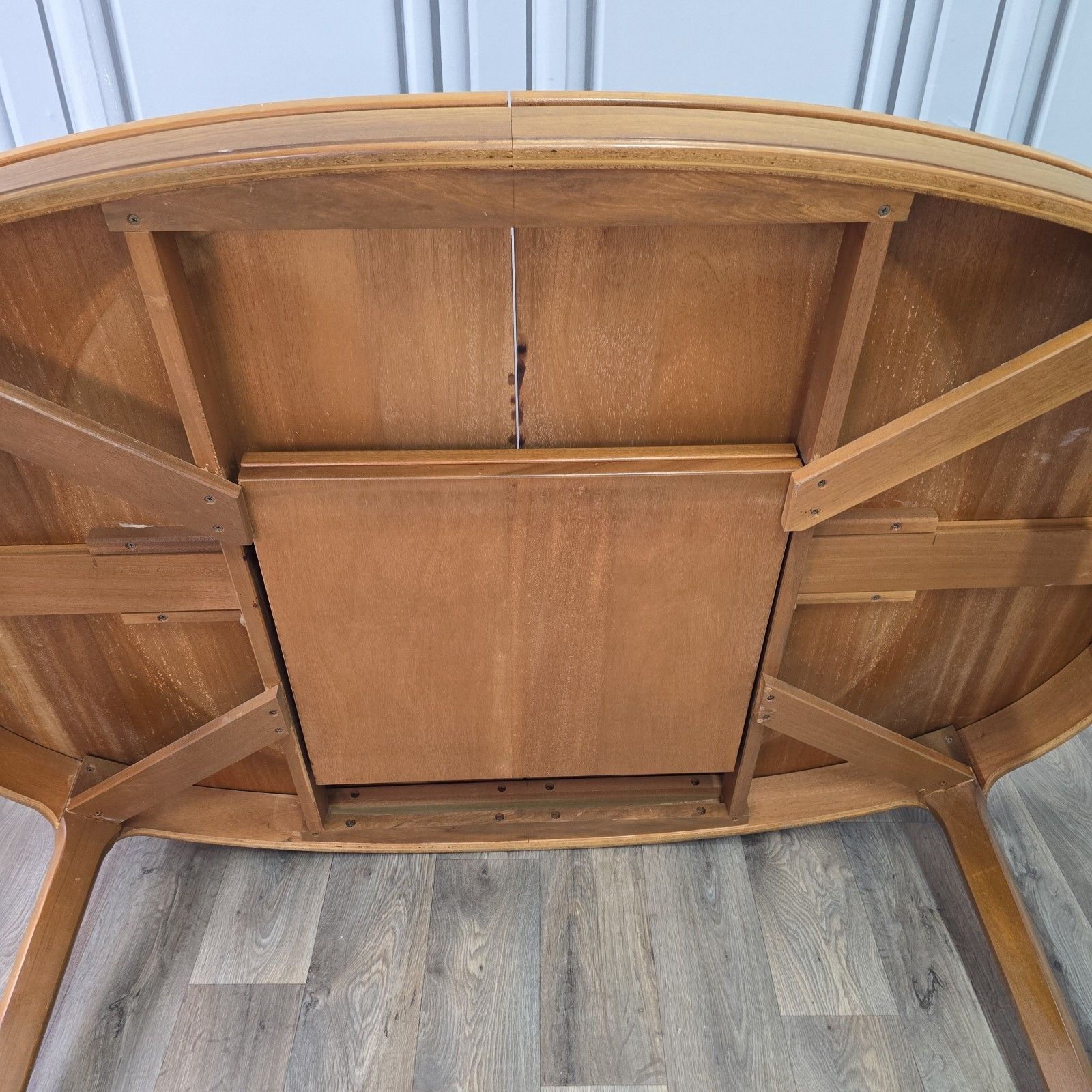 Vintage Nathan Dining Table Mid Century Extending Teak Kitchen Mcm