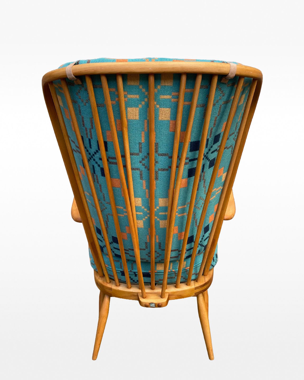 Vintage Ercol 478 Evergreen Tall Back Chair Coast Melin Tregwynt