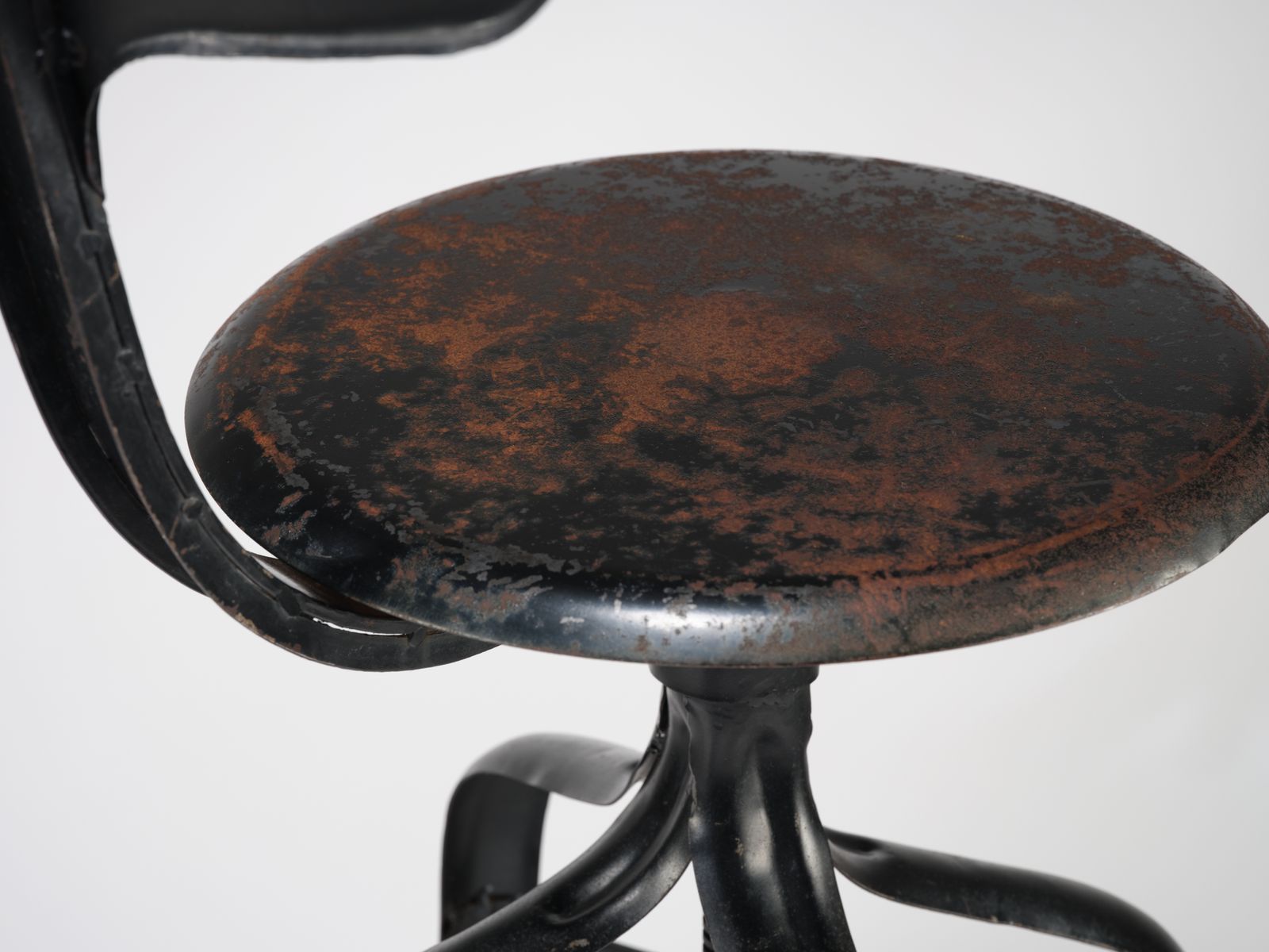 Fantastic Industrial Pressed Steel Adjustable Engineers Stool With ...