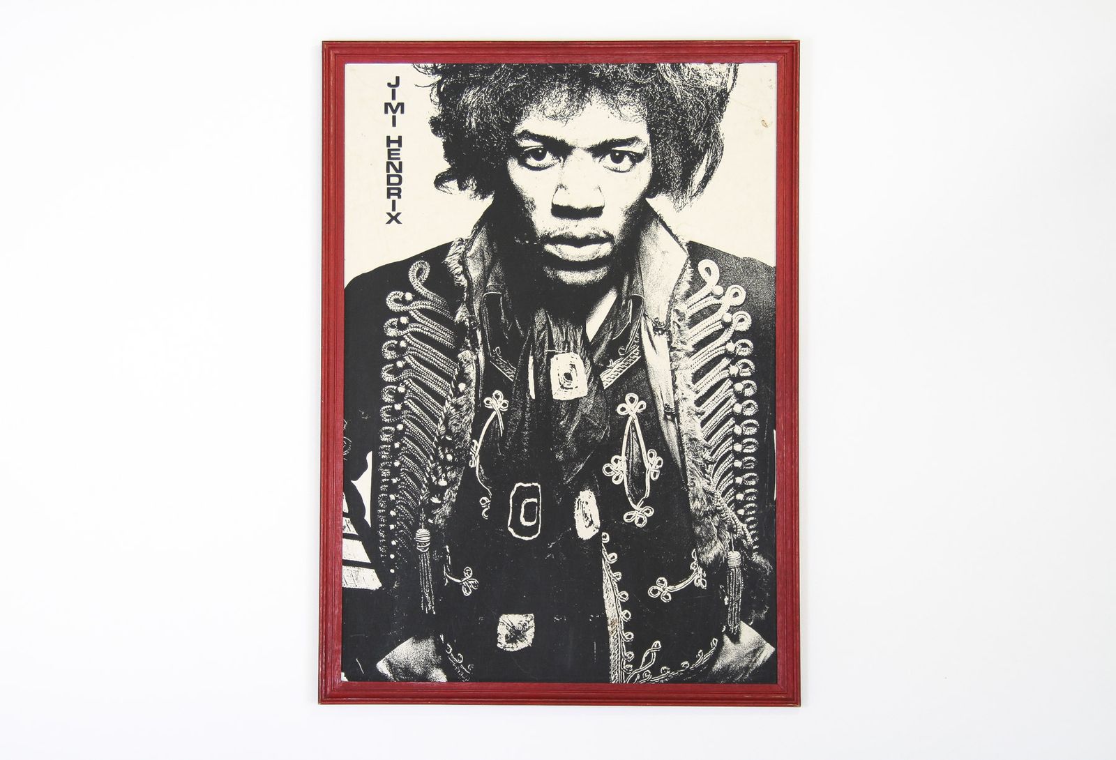【希少】1977 Jimi Hendrix ポスター Large Original 1970s Poster for Jimi Hendrix's 