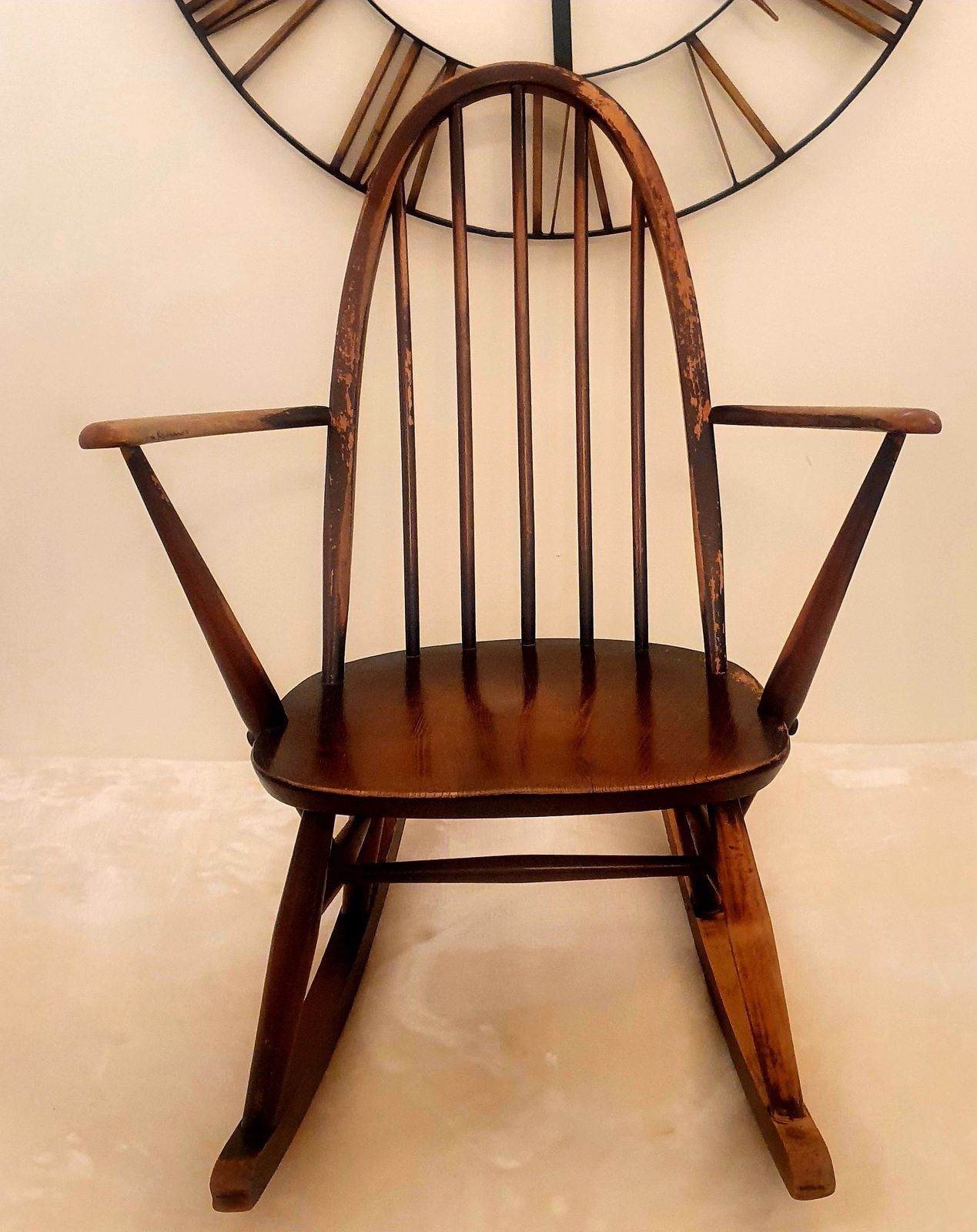 Small Vintage Ercol Rocking Chair, Childs, Bedroom, Accent Chair