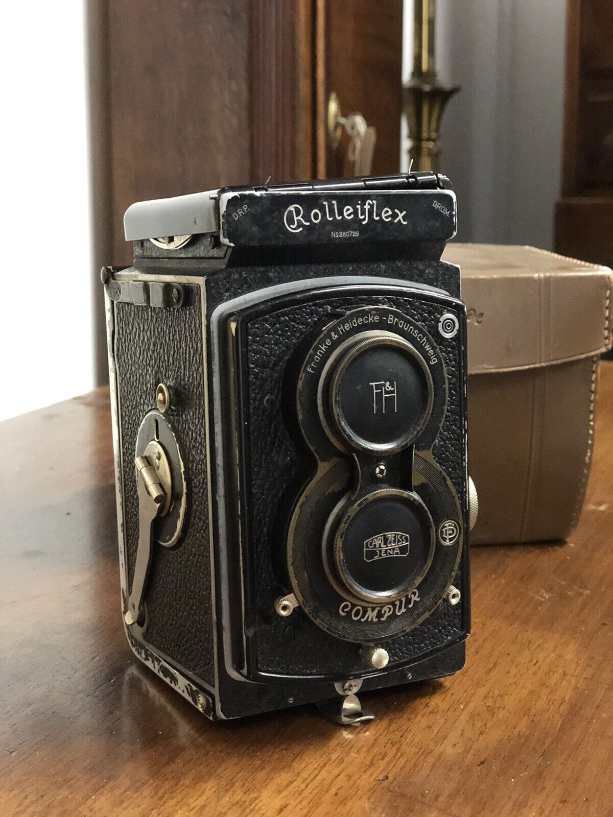Rolleiflex , Franke & Heidecke Braunschweig Camera & Case. | Vinterior
