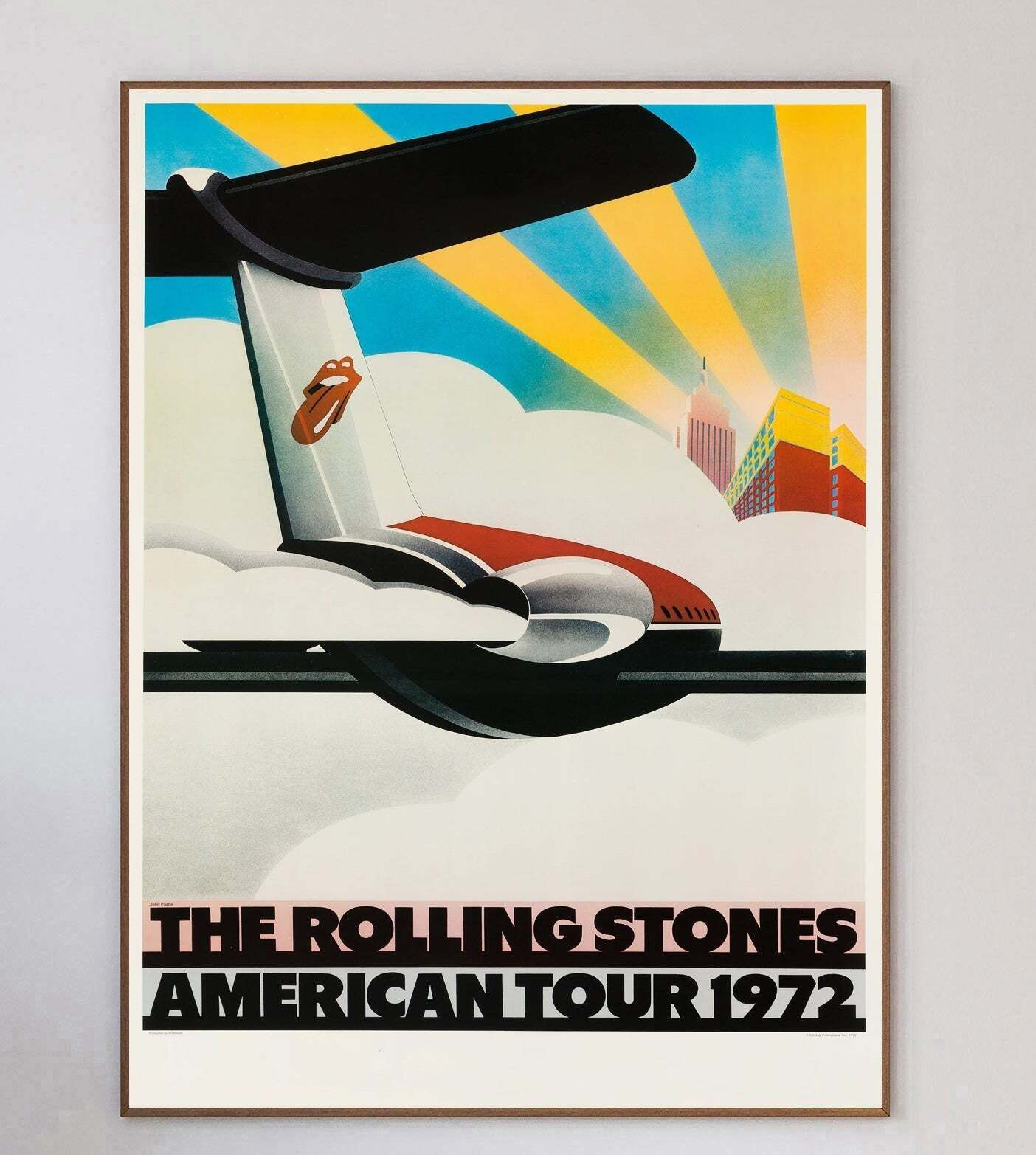 Rolling Stones American Tour 1972 Original Vintage Poster | John