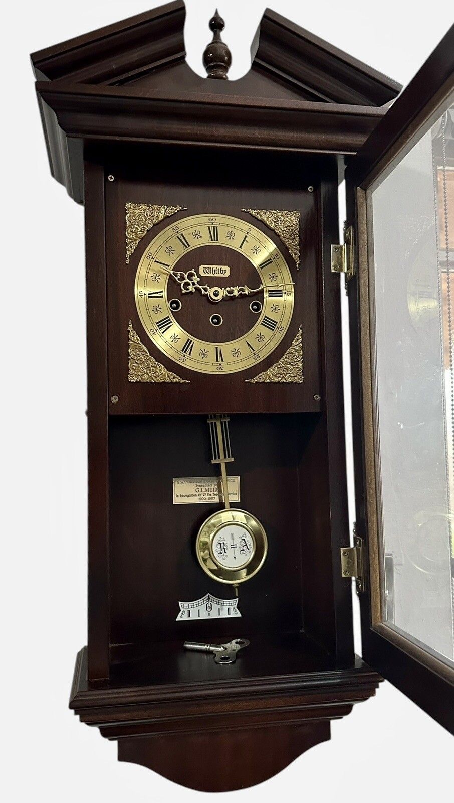 Hermle Mechanical Westminster Chime Wall Clock | Vinterior