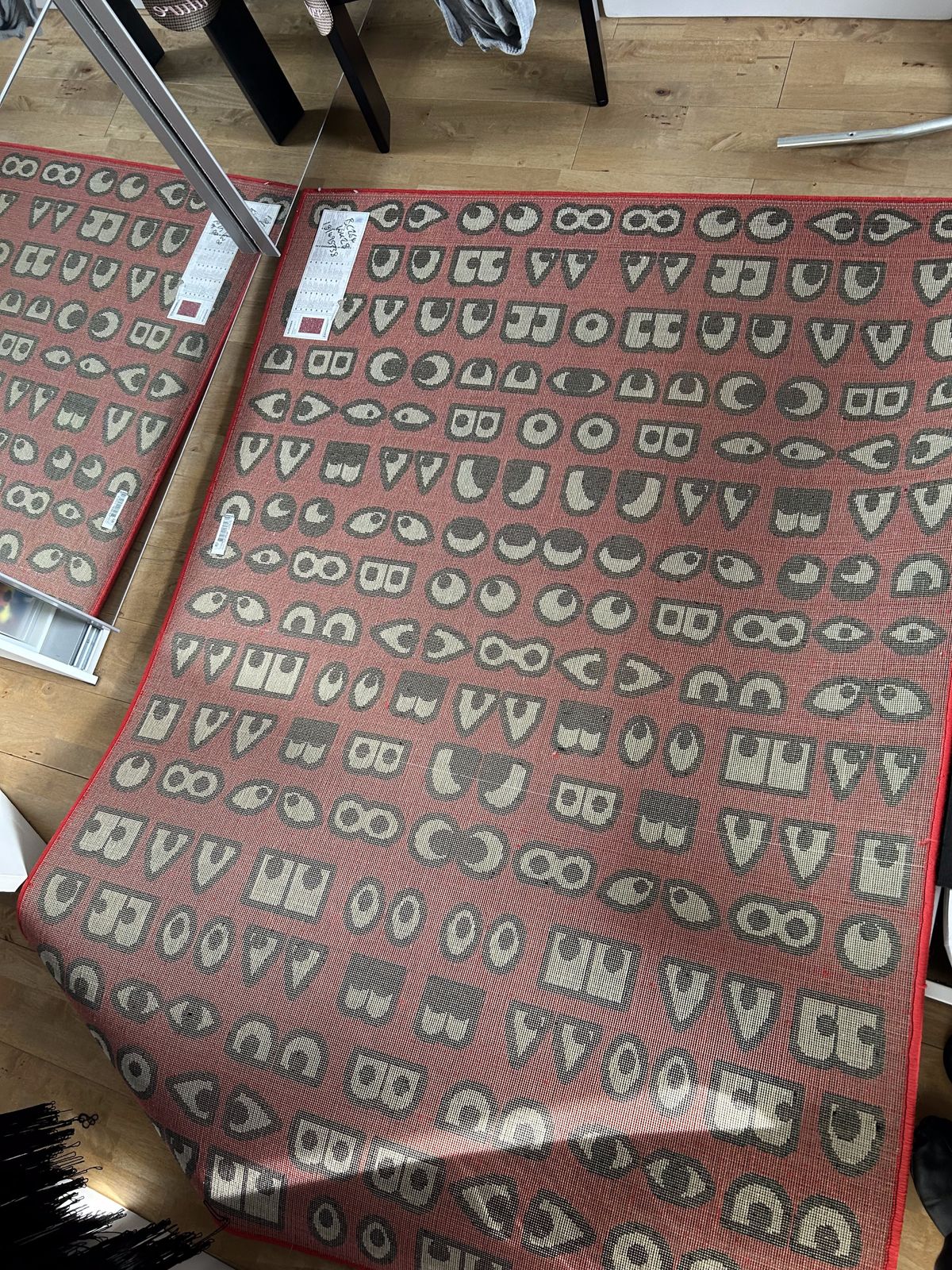 Walter Van Beirendonck X Ikea Glödande Eyes Rug | Ikea | Vinterior