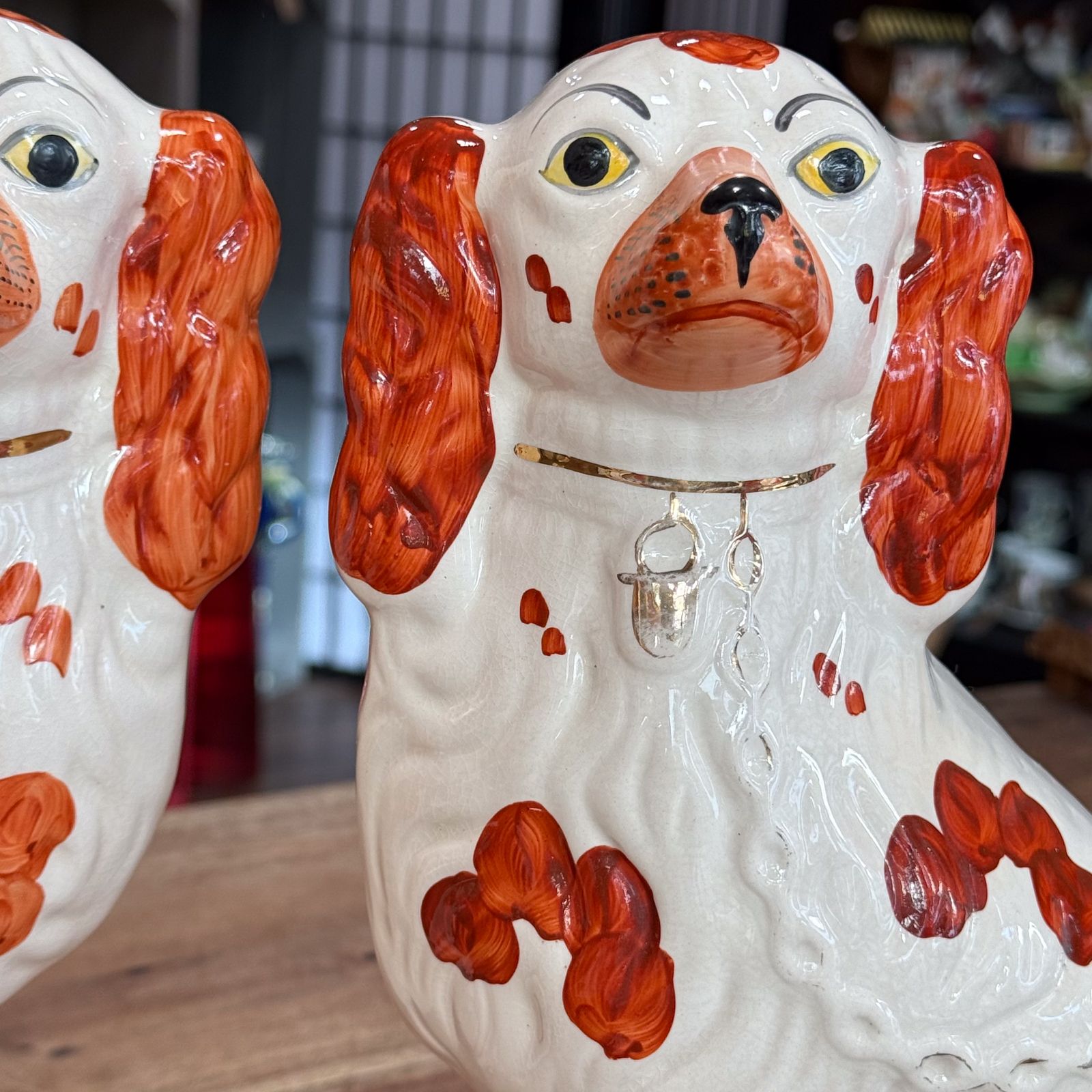 Pair Of Vintage 1960's Arthur Wood Wally Mantel Dogs | Arthur Wood