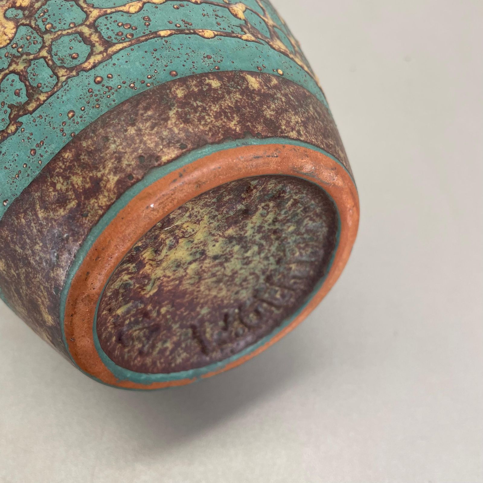 Large 25cm Ceramic Brutalist Vase Fat Lava Carstens Tönnieshof