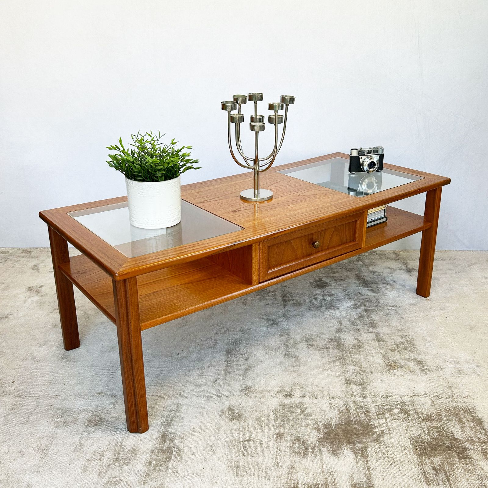 G Plan Coffee Table With Glass Top | G Plan | Vinterior