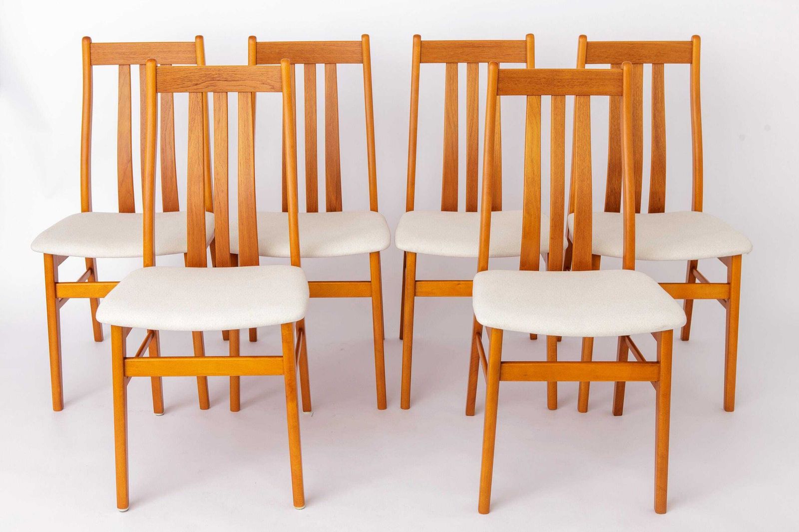 ダイニングチェア Farstrup chair teak vintage 1960s Set Of 6 Farstrup Teak Dining Chairs, Danish Mid Century Chairs