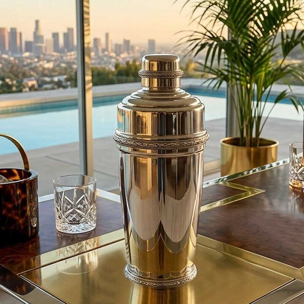 1930s Art Deco Cocktail Shaker By Mb. Made In Italy | Vinterior