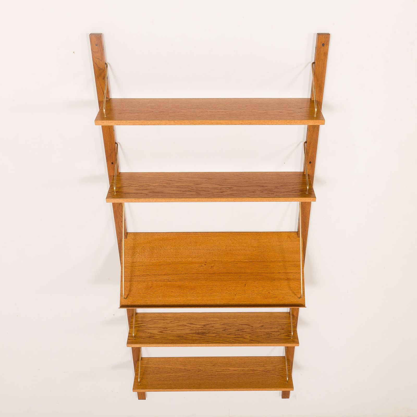 Scandinavian Vintage Shelving Unit In Oak, 1960s | Poul Cadovius ...