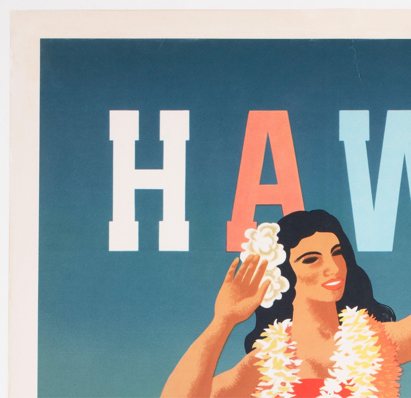 Hawaii By Clipper 1948 Pan American Airline Travel Poster, John