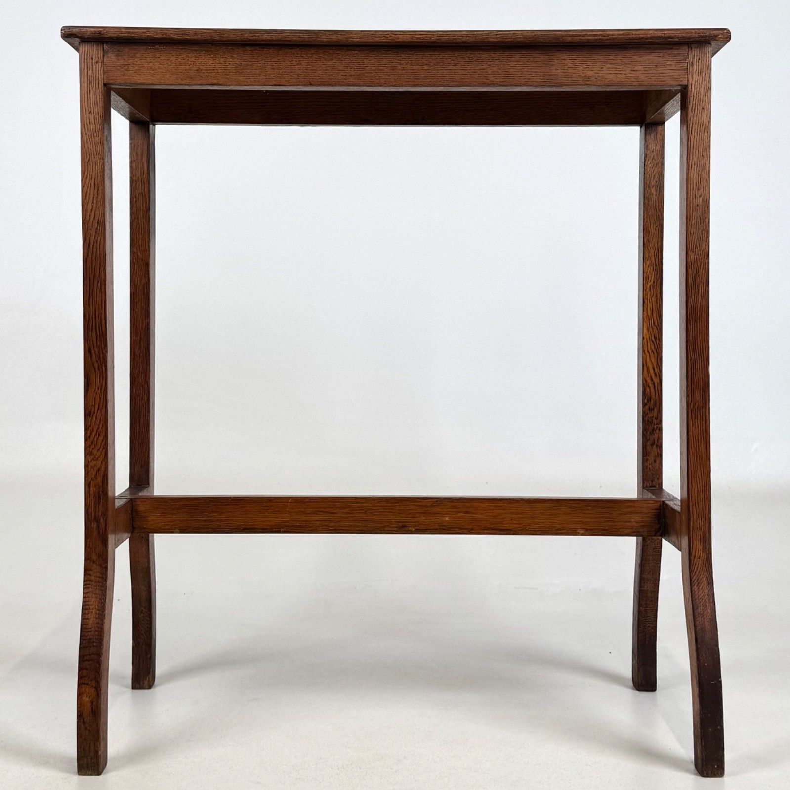 Antique 20th Century Side Table In Golden Oak ( Af 5558 ) | Vinterior