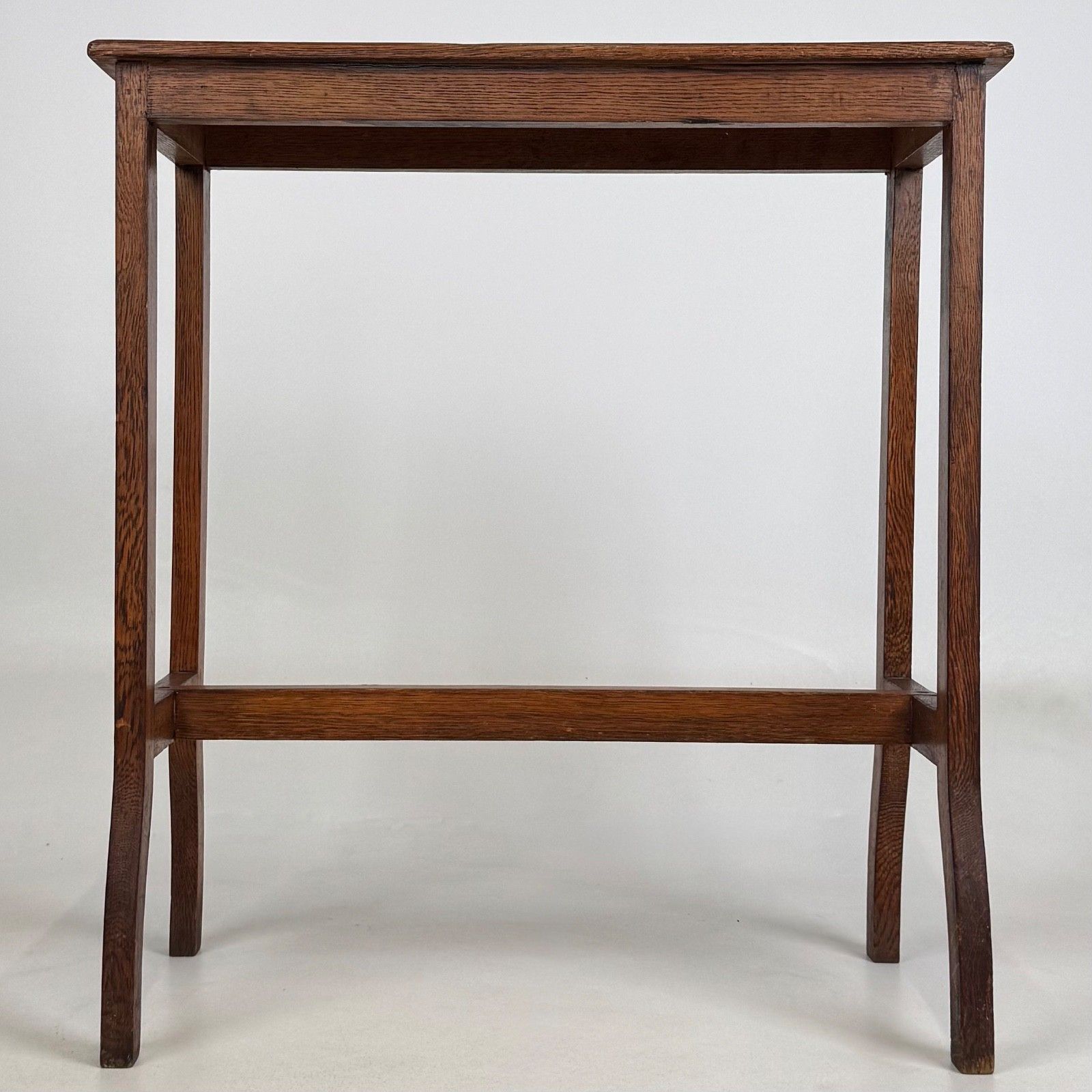 Antique 20th Century Side Table In Golden Oak ( Af 5558 ) | Vinterior