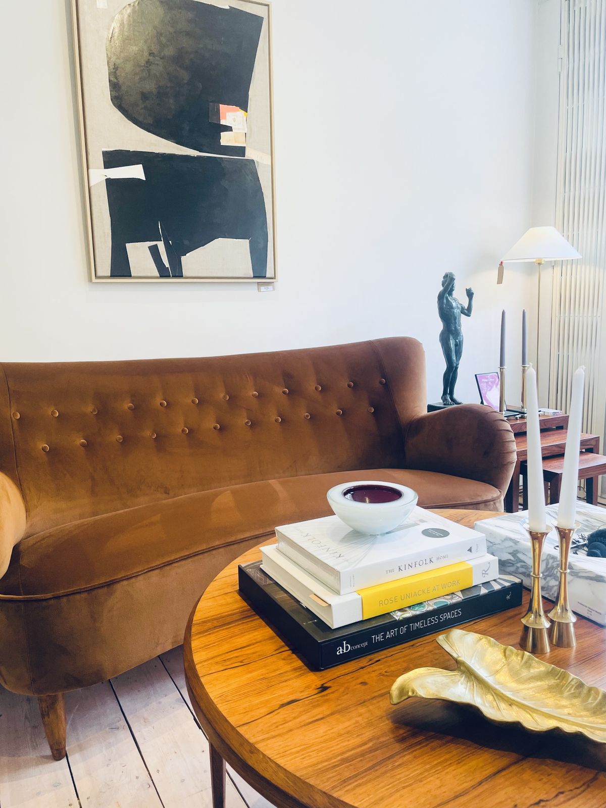 Swedish Mid Century Curved Sofa | Vinterior