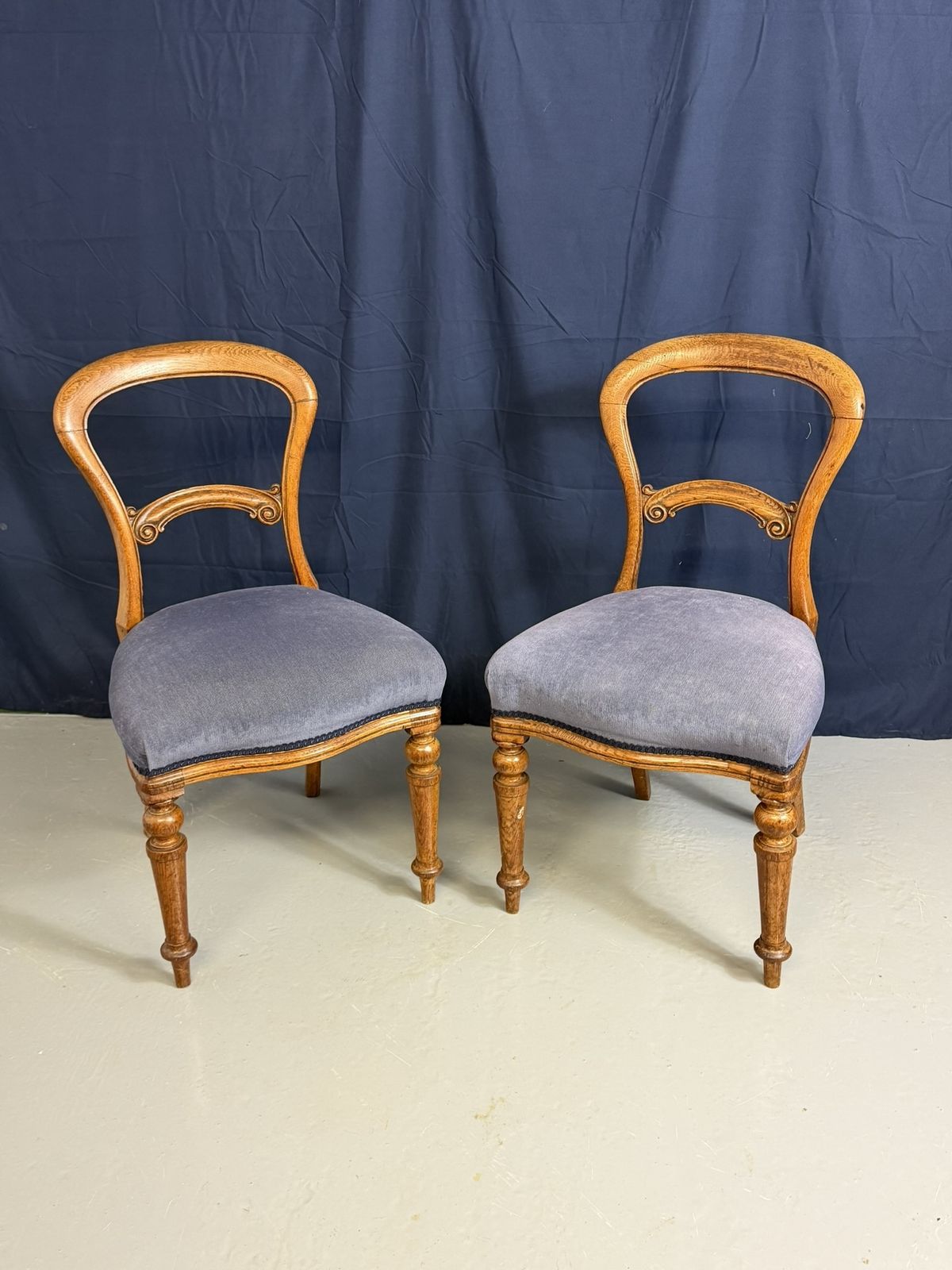 Victorian Balloon Back Chairs Dating From The 19th Century (Circa 1860 ...