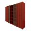Mid Century Afra & Tobia Scarpa Italian Red Lacquer 1960s Modular Wall ...