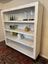 Large French Rustic Open Shelving On Iron Industrial Wheels | Vinterior